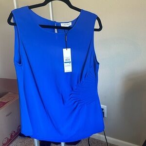 Calvin Klein Royal Blue XL Blouse